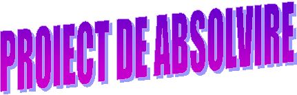 PROIECT DE ABSOLVIRE